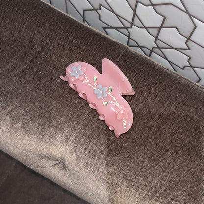 Vintage Garden Clip in Pink